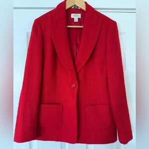 Vintage Red Blazer